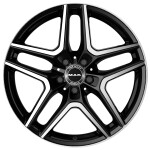 Литой диск MAK Aurum черный зеркало 8x19" 5x112 ET48 центральное отверстие 66.6