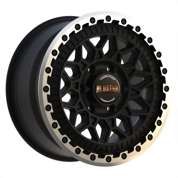 Литой диск Fondmetal Bluster матовый черный Machined Lip 9x20" 6x139.7 ET48 центральное отверстие 95.1