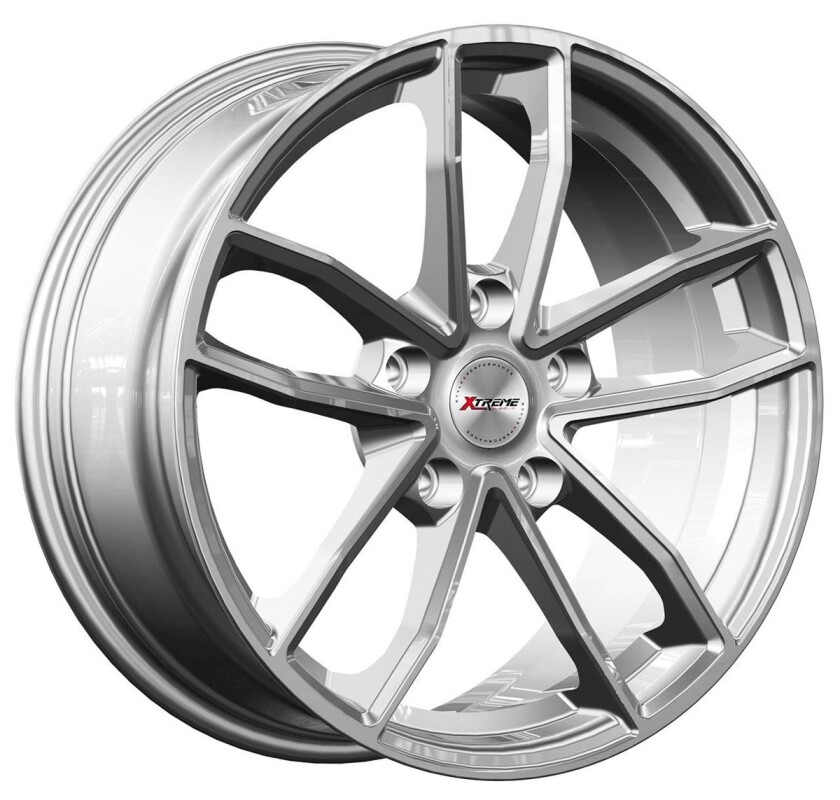 Литой диск Xtreme PX1 Silver 7.5x18" 5x112 ET23 центральное отверстие 66.6