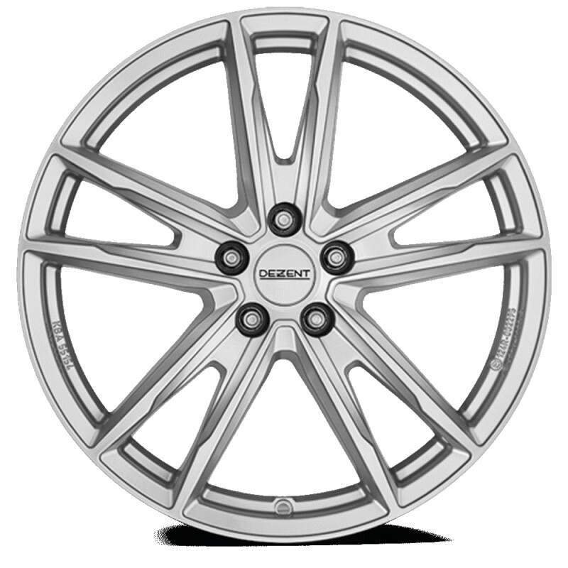 Литой диск Dezent KF Silver 7x16" 5x108 ET44 центральное отверстие 65.1