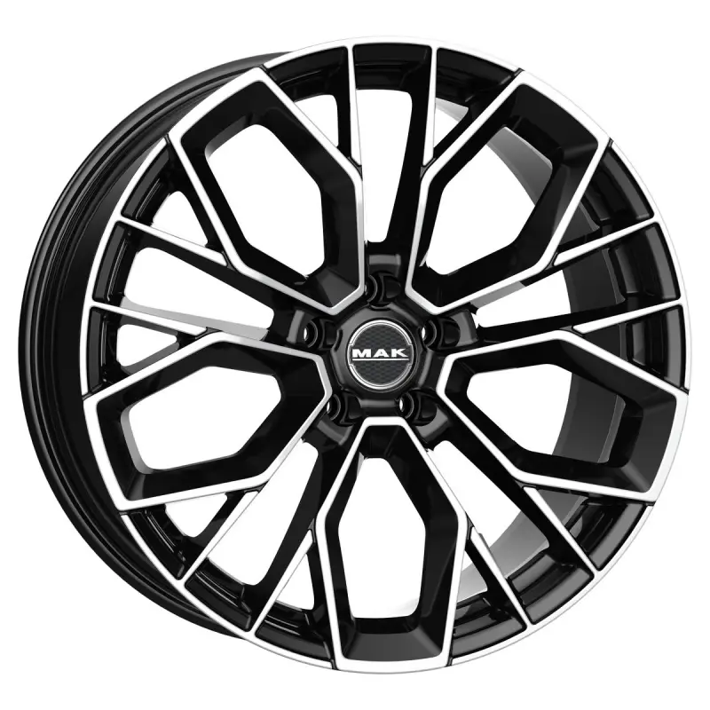 Alloy Wheel MAK Stilo-D Black Mirror 11.5x22" 5x120 ET44 middle hole 66.6