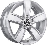 Alloy Wheel OE Volkswagen 5NA0714978Z8 Silver 6.5x17" 5x112 ET38 middle hole 57.1