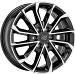 Alloy Wheel MSW 42 Van Gloss Black Full Polished 6.5x17" 6x130 ET54 middle hole 84.1