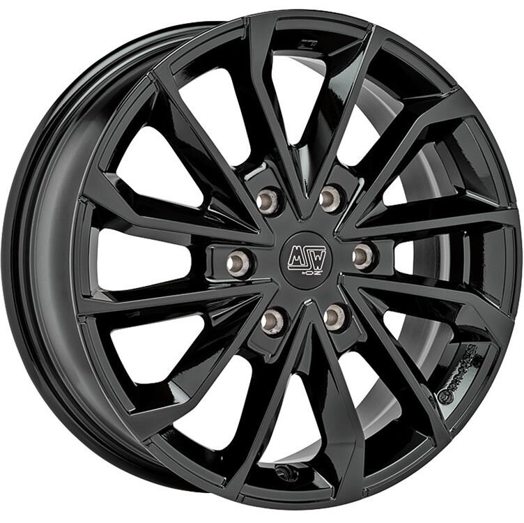 Литой диск MSW 42 Van Gloss черный 6.5x17" 6x120 ET50 центральное отверстие 74.6