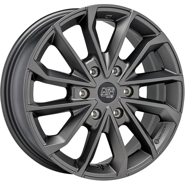 Литой диск MSW 42 Van матовый Dark Grey 6.5x17" 6x120 ET50 центральное отверстие 74.6