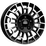 Alloy Wheel MAK Nomad Black Mirror 7x17" 6x120 ET50 middle hole 74.5