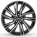 Alloy Wheel AEZ Havanna dark Black/polished 9.5x20" 5x112 ET36 middle hole 66.6