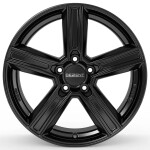 Alloy Wheel Dezent KG Black 9x19" 5x130 ET45 middle hole 66.6