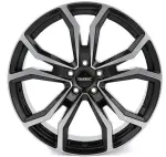 Литой диск Dezent TV dark черный/polished 7x17" 5x112 ET51 центральное отверстие 66.6