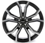 Литой диск Dezent TV dark черный/polished 7x17" 5x114.3 ET45 центральное отверстие 66.1
