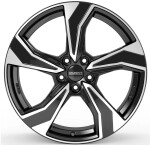 Литой диск Dezent KB dark черный/polished 6x16" 5x114.3 ET45 центральное отверстие 60.1