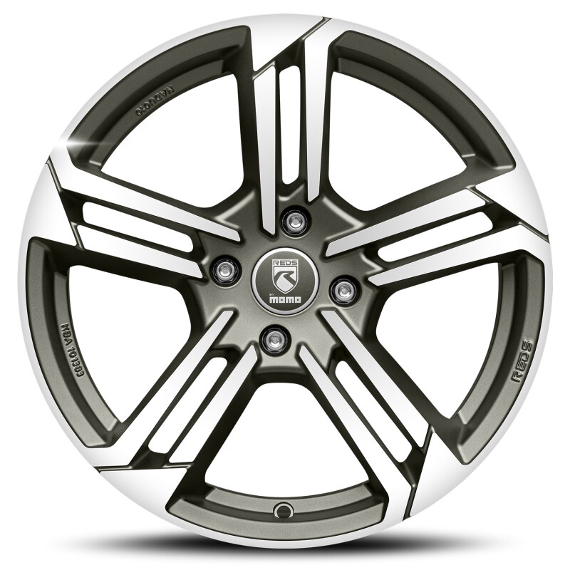 Alloy Wheel Reds Twist Graphite Matt Polished 4H 7x17" 4x108 ET32 middle hole 72.3