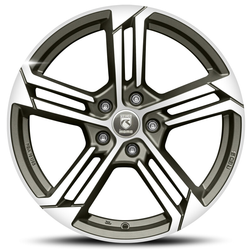 Литой диск Reds Twist Graphite матовый Polished 7.5x18" 5x114.3 ET45 центральное отверстие 72.3