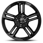 Alloy Wheel Reds Twist Glossy Black 4H 7x17" 4x108 ET32 middle hole 72.3