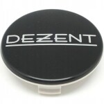 Dezent Wheel Cap ZT2310B 74.5mm черный