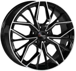Литой диск Xtreme RX6 черный Polished 9x21" 5x112 ET42 центральное отверстие 57.1