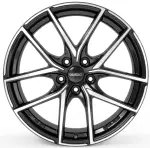 Alloy Wheel Dezent TO dark Black/polished 7x17" 5x112 ET47 middle hole 66.6