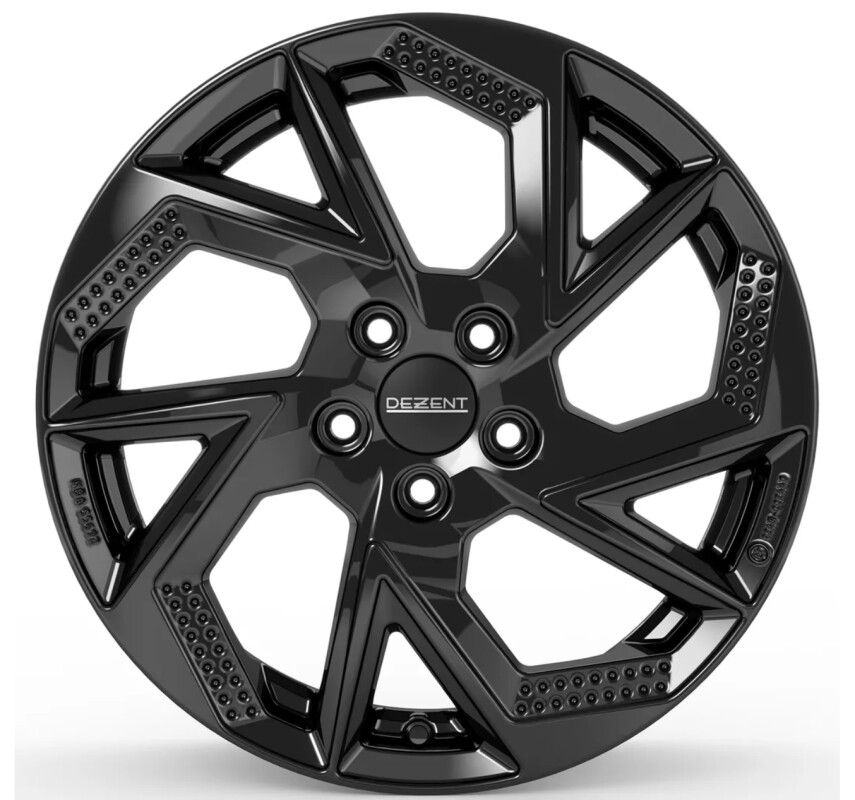 Литой диск Dezent AP черный 6.5x16" 5x114.3 ET45 центральное отверстие 67.1