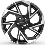 Alloy Wheel Dezent AP dark Black/polished 7.5x18" 5x112 ET40 middle hole 57.1