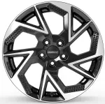 Литой диск Dezent AP dark черный/polished 7x17" 5x112 ET40 центральное отверстие 57.1