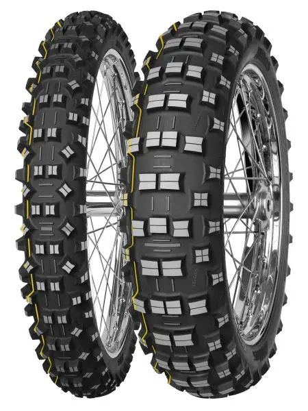 [2000026405101] mootorratta krossirehvid MITAS 120/90-18 TT 65R TERRA FORCE-EF SUPER YELLOW Tagumine