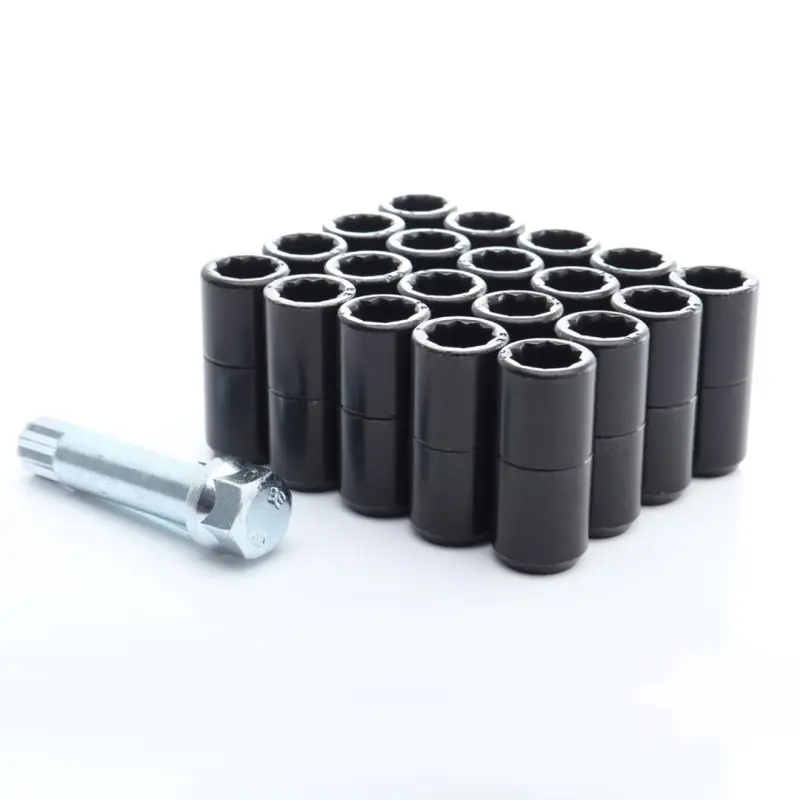 JR Nuts Tuner черный M14x1.5x45 20mm 60° 20 pcs + Key