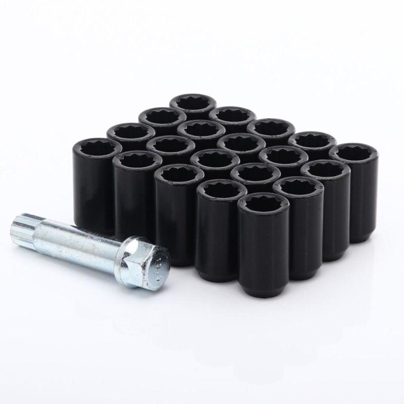 JR Nuts Tuner черный M14x1.5x32 20mm 60° 20 pcs + Key