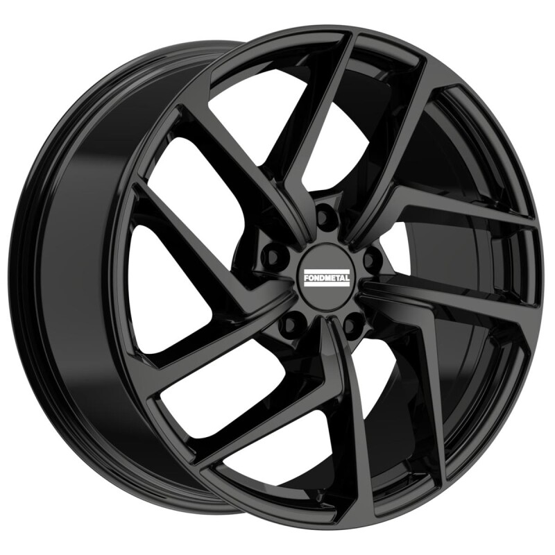 Alloy Wheel Fondmetal Taara Glossy Black 10x22" 5x112 ET31 middle hole 66.6