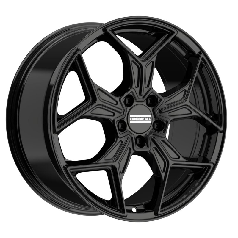 Литой диск Fondmetal Taranis Glossy черный 9.5x20" 5x112 ET43 центральное отверстие 66.6