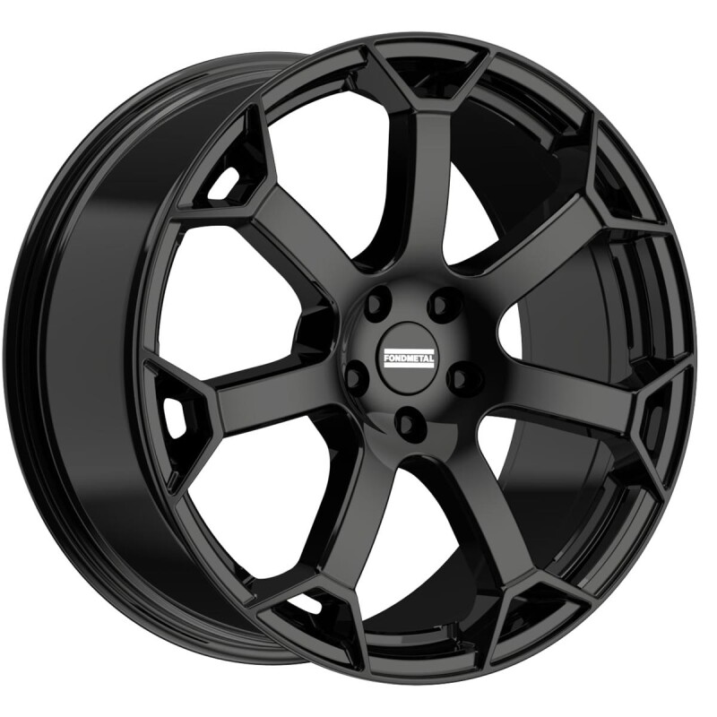 Valuvelg Fondmetal Zephyrus Glossy Black 8.5x19" 5x112 ET32 Keskava 66.6