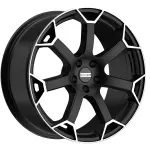Alloy Wheel Fondmetal Zephyrus Matt Black Machined 8.5x19" 5x112 ET45 middle hole 66.6