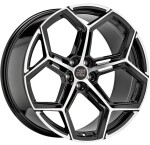 Литой диск MSW 53 Gloss черный Full Polished 10.5x22" 5x112 ET19 центральное отверстие 66.6