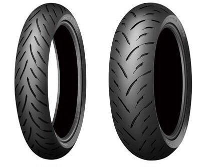 motorcycle road tyre dunlop 170/60zr17 tl 72w gpr-300 rear