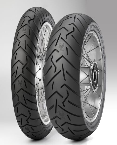 motorcycle road tyre pirelli 170/60zr17 tl 72w scorpion trail ii d rear