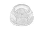 velg hub mutter tagumine (M24) sobib: FORD TRANSIT CUSTOM V362, TRANSIT V363 1.0H-Electric 04.12-