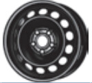 6.0x16, 5x112, CH 57, чтобы: 48; диск сталь AUDI A3; SEAT LEON, LEON SC, LEON ST; SKODA OCTAVIA III; VW GOLF ALLTRACK, GOLF SPORTSVAN, GOLF VII 04.12- CMR