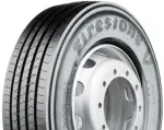 13482, FS411, FIRESTONE, veoauto tyre, Regional, esimene, 3PMSF, M+S, 124/122M, labels: Kütusekulu klass - C, Haardumine klass - B, müra ja vastupidavus mõõtmise klass - 72 dB (B) snow grip (Kolm mäetippu märgistus) -