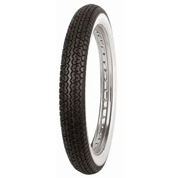 [3001572903000] scooter/moped tyre MITAS 2.25-16 TT 38J B8 front/rear WW (white wall)