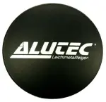 Alutec Wheel Cap 74mm черный with Silver lettering N12 9N12ALUTEC-SW-матовый