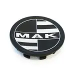 MAK veljekapsel 8010002800 C015 75mm Matt Black (Equivalent to Porsche OE Cap)