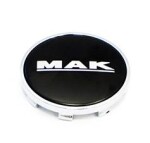 MAK Wheel Cap 8010008550 C070 61mm черный (Equivalent to Audi OE Cap)