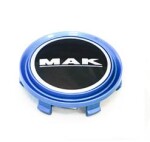 MAK Wheel Cap 8010002538 C033 55mm черный/синий (Equivalent to BMW OE Cap)