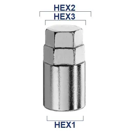 OZ Racing võti adapter Hex1:19 mm, Hex2:19 mm, Hex3:17 mm (82013004)
