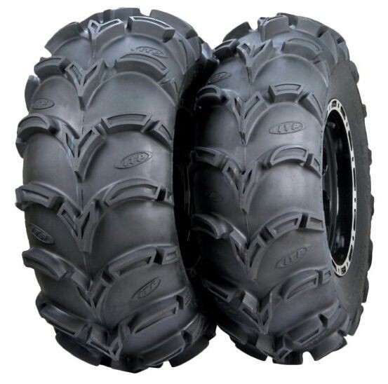 ATV / UTV tyre ITP 27x12-12 TL 66L MUD LITE XL 4PR thread pattern depth 26mm