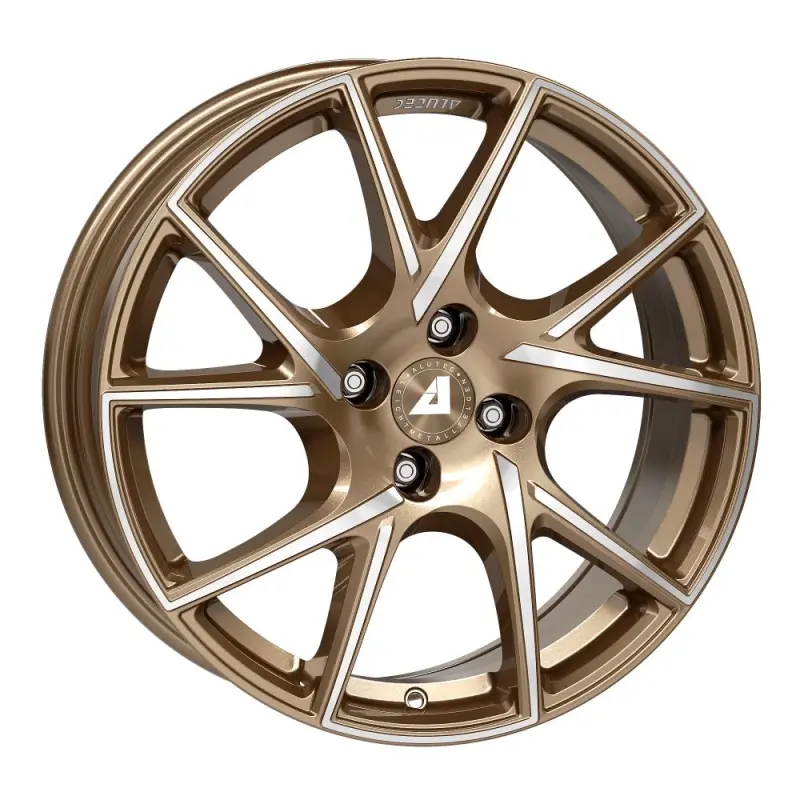 Alloy Wheel Alutec ADX.01 metallic-bronze frontpolished 7x17" 4x108 ET18 middle hole 65.1