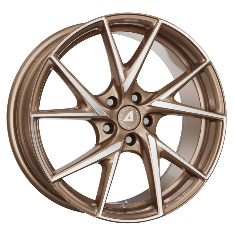 Литой диск Alutec ADX.01 metallic-bronze frontpolished 7x17" 4x108 ET32 центральное отверстие 65.1
