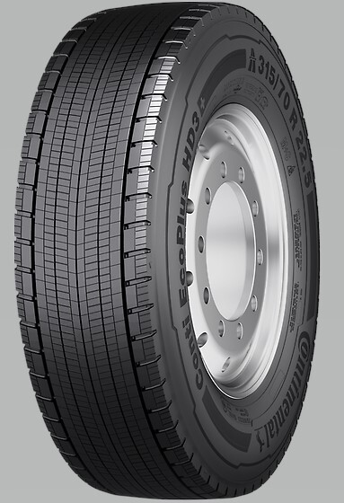 295/55R22.5 Conti EcoPlus HD3 +, CONTINENTAL, truck tyre, Long distance, Drive, 3PMSF, M+S, 147/145K,