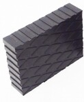 rubber pad to lifter faceted 160x120x100mm italmatic