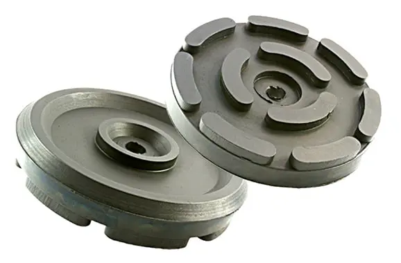 rubber pad to lifter round 145mm, thickness 25mm italmatic