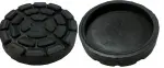 rubber pad to lifter round 100/85mm, thickness 8mm italmatic